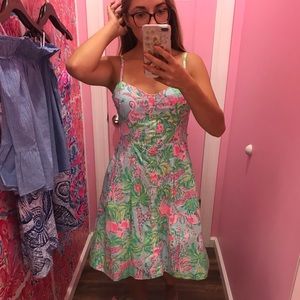 Lilly Pulitzer flamingo dress